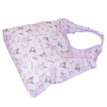 Japan Sanrio Eco Shopping Bag With Pocket - Kuromi : Baku Light Purple - 2