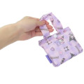 Japan Sanrio Eco Shopping Bag With Pocket - Kuromi : Baku Light Purple - 4