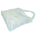 Japan Sanrio Eco Shopping Bag With Pocket - Cinnamoroll : Flower Light Mint - 2