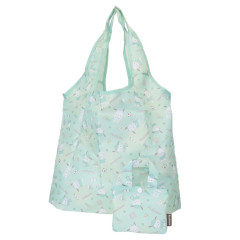 Japan Sanrio Eco Shopping Bag With Pocket - Pochacco : Light Green