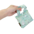 Japan Sanrio Eco Shopping Bag With Pocket - Pochacco : Light Green - 4