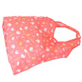 Japan Sanrio Eco Shopping Bag With Pocket - Hello Kitty : Mt. Fuji Red - 2