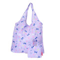 Japan Sanrio Eco Shopping Bag With Pocket - Kuromi : Daruma Purple - 1