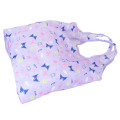 Japan Sanrio Eco Shopping Bag With Pocket - Kuromi : Daruma Purple - 2