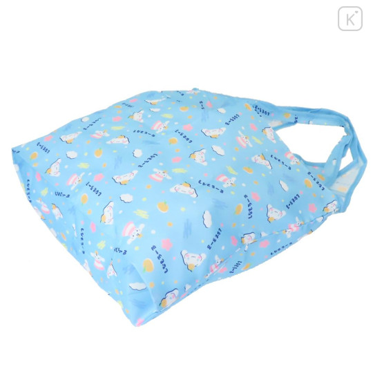 Japan Sanrio Eco Shopping Bag With Pocket - Cinnamoroll : Lucky Blue - 2
