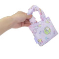Japan San-X Eco Shopping Bag With Pocket - Sumikko Gurashi : Dreaming Idol Light Purle - 4