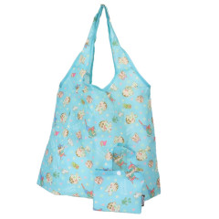 Japan Crayon Shin-chan Eco Shopping Bag With Pocket - Shinnosuke Nohara : Turquoise