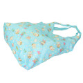 Japan Crayon Shin-chan Eco Shopping Bag & Mini Bag - Shinnosuke Nohara : Turquoise - 2