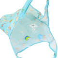 Japan Crayon Shin-chan Eco Shopping Bag & Mini Bag - Shinnosuke Nohara : Turquoise - 3