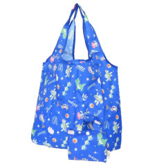 Japan Disney Eco Shopping Bag With Pocket - Toy Story : Blue