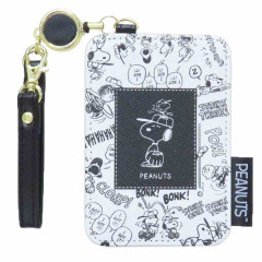 Japan Peanuts Pass Case Card Holder & Reel - Snoopy : Baseball