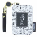 Japan Peanuts Pass Case Card Holder & Reel - Snoopy : Baseball - 1