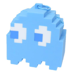 Japan Pac-Man Silicone Pouch with Carabiner - Ghost Inky Blue
