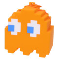Japan Pac-Man Silicone Pouch with Carabiner - Ghost Clyde Orange - 1