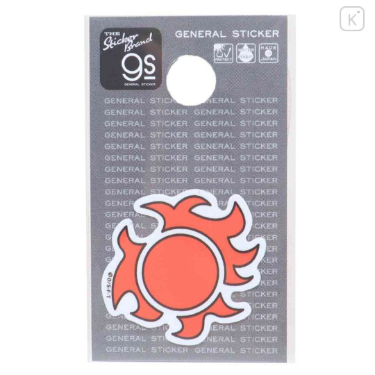 Japan One Piece Vinyl Sticker - Pirate Flag Sun - 1