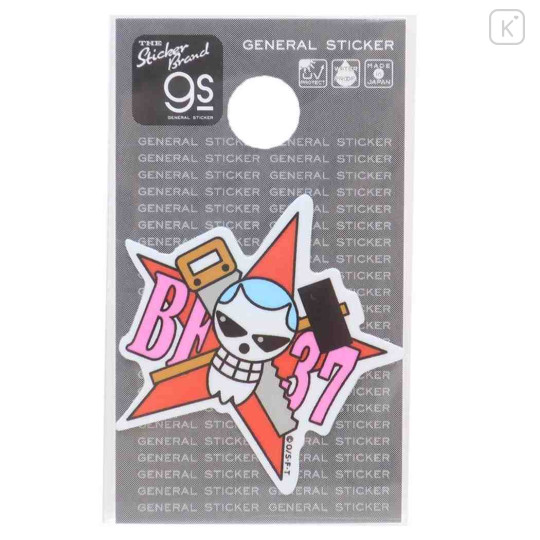 Japan One Piece Vinyl Sticker - Pirate Flag Franky - 1
