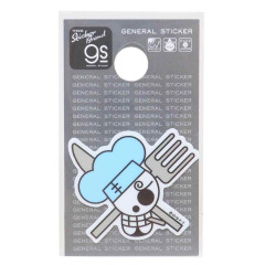 Japan One Piece Vinyl Sticker - Pirate Flag Sanji