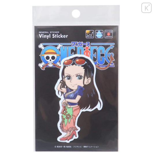 Japan One Piece Vinyl Sticker - Robin Ready To Fight B - 1