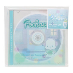 Japan Sanrio Memo Pad CD Style - Pochacco : Happy Day