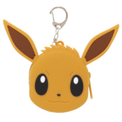 Japan Pokemon Mini Silicone Pouch - Eevee : Face
