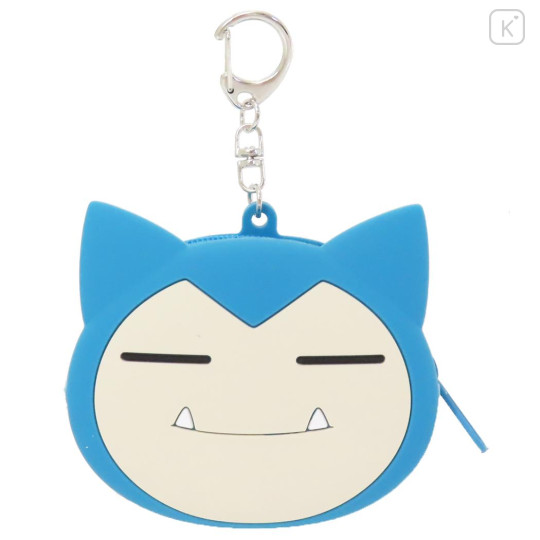 Japan Pokemon Mini Silicone Pouch - Snorlax : Face - 1