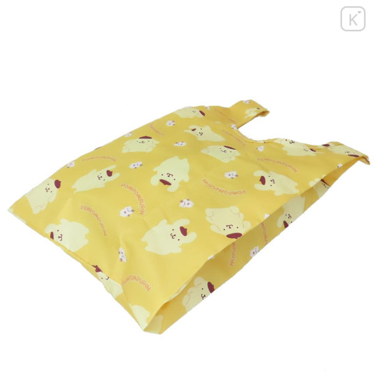Japan Sanrio Eco Shopping Bag & Mascot Pouch - Pompompurin - 2