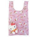 Japan Sanrio Eco Shopping Bag & Mascot Pouch - Hello Kitty - 1