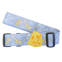 Japan Tom and Jerry Luggage Strap - Tom & Jerry : Chesse Blue Star