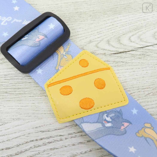Japan Tom and Jerry Luggage Strap - Tom & Jerry : Chesse Blue Star - 3