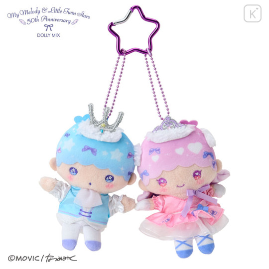 Japan Sanrio Mascot Holder Set - Little Twin Stars : Dolly Mix - 1