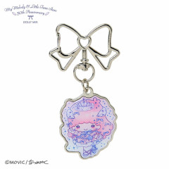 Japan Sanrio Metal Keychain - Little Twin Stars : Dolly Mix Lala