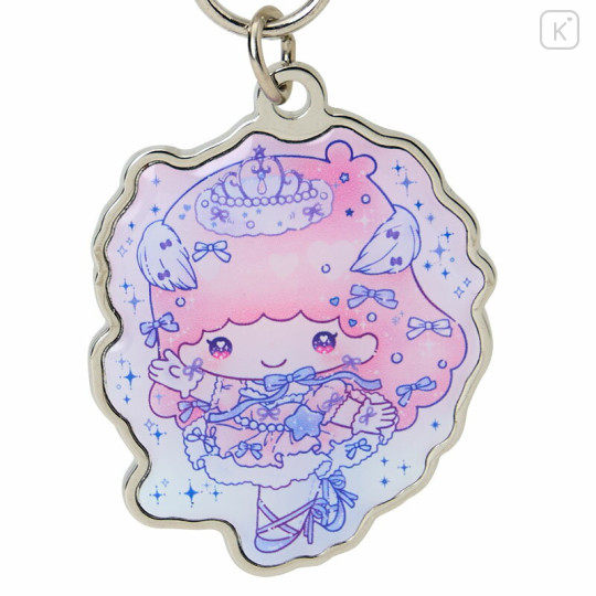 Japan Sanrio Metal Keychain - Little Twin Stars : Dolly Mix Lala - 3