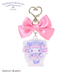 Japan Sanrio Ribbon Acrylic Keychain - My Melody : Dolly Mix