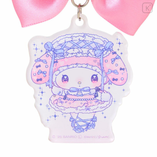 Japan Sanrio Ribbon Acrylic Keychain - My Melody : Dolly Mix - 2