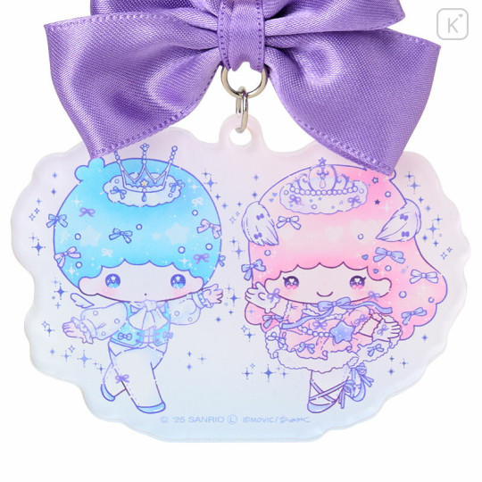 Japan Sanrio Ribbon Acrylic Keychain - Little Twin Stars : Dolly Mix - 2