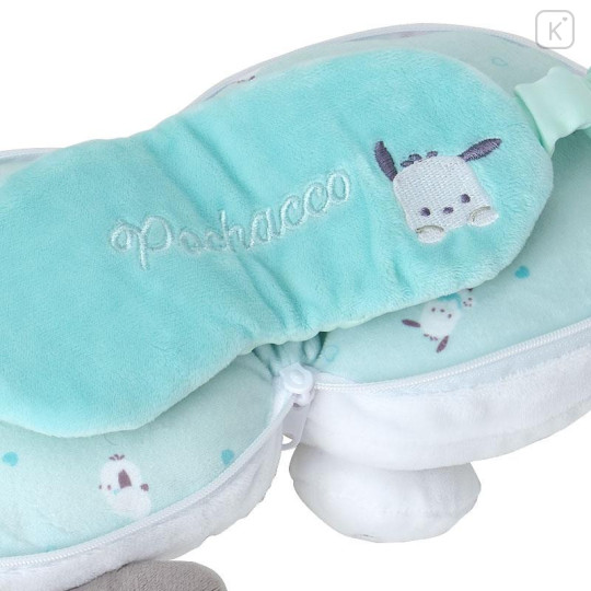 Japan Sanrio Eye Mask with Pillow - Pochacco - 4