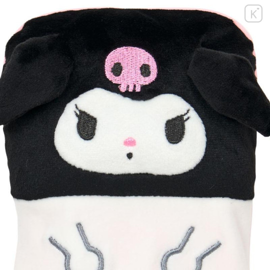 Japan Sanrio Plush Cool Pillow - Kuromi - 4