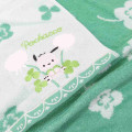 Japan Sanrio Jacquard Face Towel - Pochacco : Flower Bloom - 2