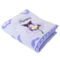 Japan Sanrio Jacquard Face Towel - Kuromi : Flower Bloom - 3
