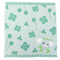 Japan Sanrio Jacquard Wash Towel - Pochacco : Flower Bloom