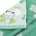 Japan Sanrio Jacquard Wash Towel - Pochacco : Flower Bloom - 2