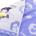 Japan Sanrio Jacquard Wash Towel - Kuromi : Flower Bloom - 2