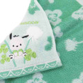 Japan Sanrio Mini Towel Jacquard Handkerchief - Pochacco : Flower Bloom - 2