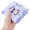 Japan Sanrio Mini Towel Jacquard Handkerchief - Kuromi : Flower Bloom - 3