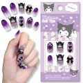 Japan Sanrio Nail Tips - Kuromi : Heart Purple - 1