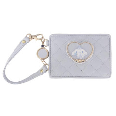 Japan Sanrio Pass Case Card Holder & Reel - Cinnamoroll : Dreaming Angel