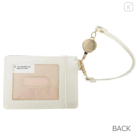 Japan Sanrio Pass Case Card Holder & Reel - My Melody : Dreaming Angel - 2