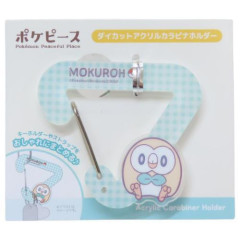 Japan Pokemon Acrylic Carabiner - Rowlet : Pokepeace Gingham