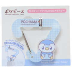 Japan Pokemon Acrylic Carabiner - Piplup : Pokepeace Gingham