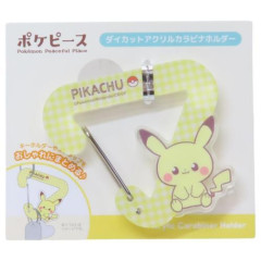 Japan Pokemon Acrylic Carabiner - Pikachu : Pokepeace Gingham